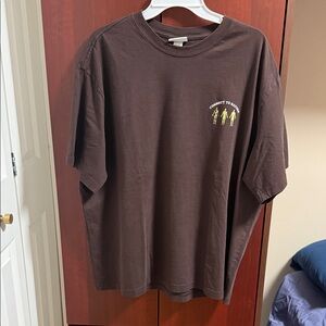 H&M Dark Brown Graphic Tee